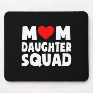 Mum daughter squad happy mother's day daughter cut mouse mat
