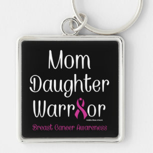 Mum Daughter Warrior...Breast Cancer Key Ring