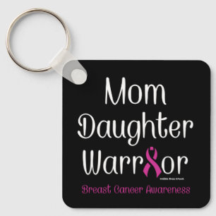 Mum Daughter Warrior...Breast Cancer Key Ring