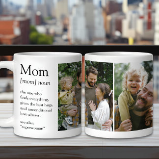 Mum Definition Funny & Heartfelt Family Photo Coffee Mug