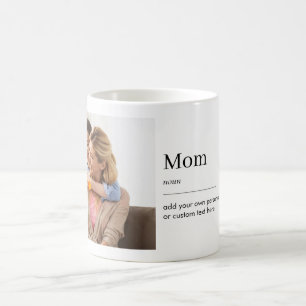 Mum Definition Mothers Day Custom Photo Coffee Mug