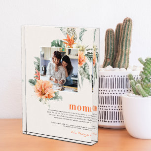 Mum Definition   Tropical Floral Photo Block