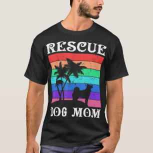 Mum Dog Rescue Canine Owner Family Pet Dog T-Shirt