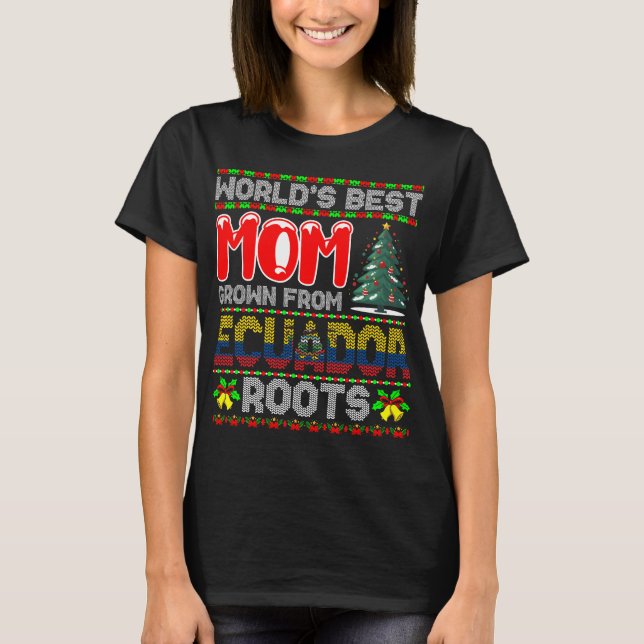 Mum Ecuador Christmas Gift Idea Ugly Sweater (Front)