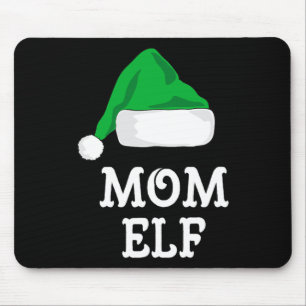 Mum Elf Christmas Matching Family Pj Pajama Xmas Mouse Mat