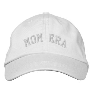 Mum Era Light Pink Baby Shower Gift New Mum Embroidered Hat