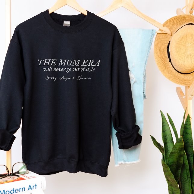 Mum Era Sweater Custom Name Gift for Mum (Mom Era Sweater Custom Name Gift for Mom with Kids Names)