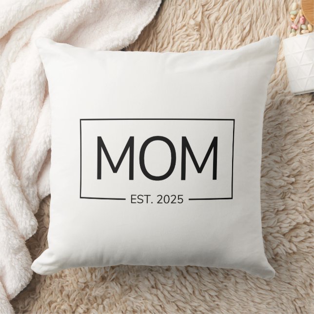 Mum est 2025 new mum baby reveal 2025 new parent cushion (Blanket)