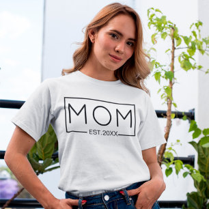 Mum Est Custom Year For New Mummy T-Shirt