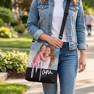 Mum Est. Photo Gift Crossbody Bag