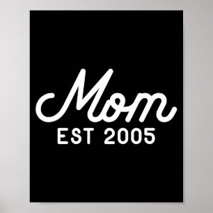 Mum established 2005 mothers day poster