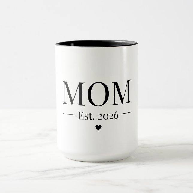 Mum Established 2026 Mug (Center)