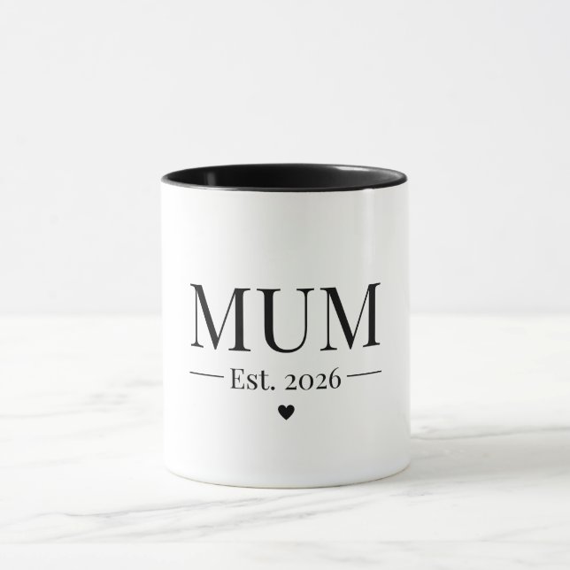 Mum Established 2026 Mug (Center)