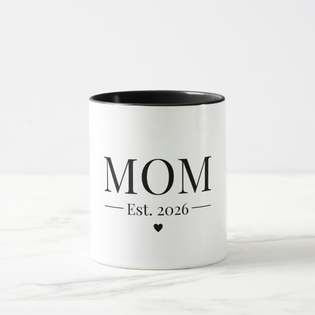 Mum Established 2026 Mug (Center)