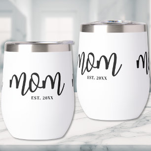 Mum Established Black Script Mother's