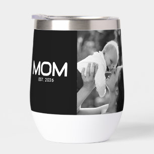 Mum Established Bold Black White Photo