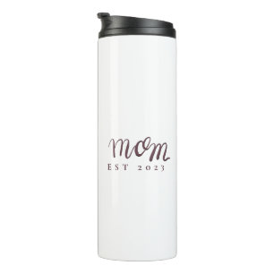 Mum Established Custom Name New Mum Gift Two-Tone  Thermal Tumbler