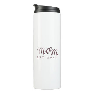 Mum Established Custom Name New Mum Gift Two-Tone Thermal Tumbler