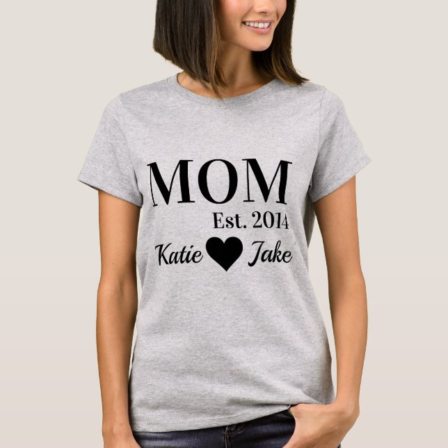 Mum Established Custom T-Shirt (Front)
