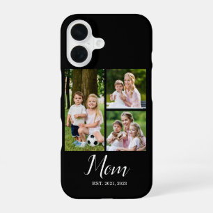 Mum Established Modern 3 Photo iPhone 16 Case