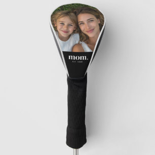 Mum Established Modern Minimal Photo Golf Head Cover