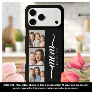 Mum Established Modern Script Black 3 Photo