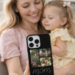 Mum Established Modern Script Black 3 Photo Case