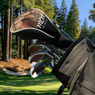 Mum Established Modern Script Photo Golf Head Cover