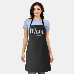 Mum Established New Mother Gift Apron
