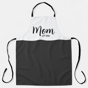 Mum Established New Mother Gift Apron