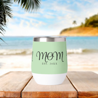 Mum Established New Mum Gift Black Script