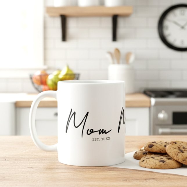 Mum Established New Mum Gift Coffee Coffee Mug (Creator Uploaded)