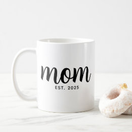 Mum Established New Mum Gift Coffee Mug