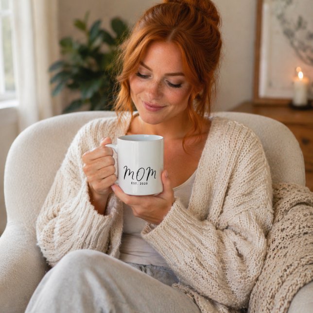 Mum Established New Mum Gift Coffee Mug (Creator Uploaded)