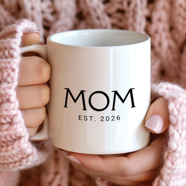 Mum Established New Mum Gift Coffee Mug (Creator Uploaded)