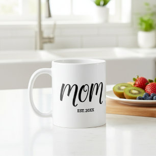 Mum Established New Mum Gift Coffee Mug