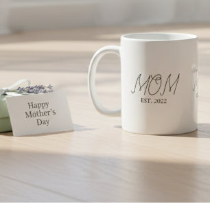 Mum Established New Mum Gift Coffee Mug