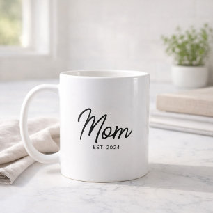 Mum Established New Mum Gift Coffee Mug