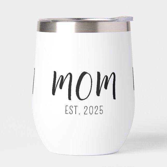 Mum Established New Mum Gift Insulated Tumbler (Left)