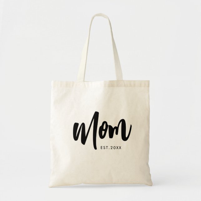 Mum Established New Mum Gift  Tote Bag (Front)
