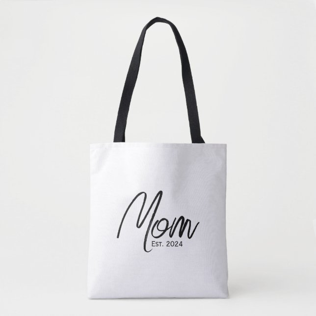 Mum Established New Mum Gift  Tote Bag (Front)