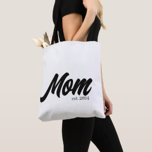 Mum Established New Mum Gift Tote Bag