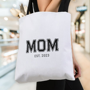 Mum Established New Mum Gift Tote Bag