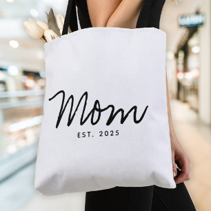 Mum Established New Mum Gift Tote Bag