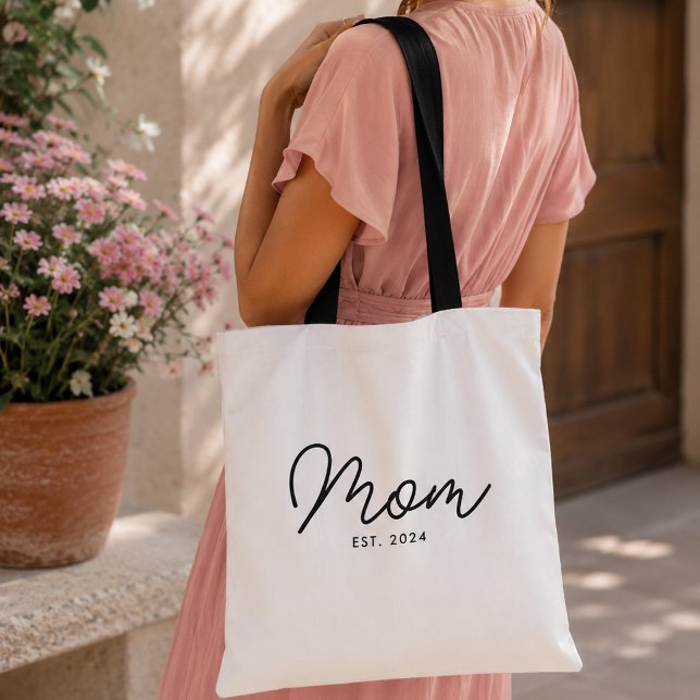 Mum Established New Mum Gift Tote Bag (Creator Uploaded)