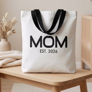 Mum Established New Mum Gift Tote Bag