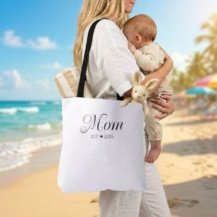 Mum Established New Mum Gift Tote Bag