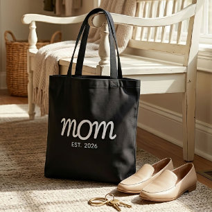 Mum Established New Mum Gift Tote Bag