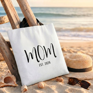 Mum Established New Mum Gift Tote Bag