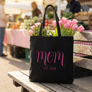 Mum Established New Mum Gift Tote Bag